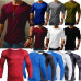 Mens Sports Shirt Long Sleeve Shirt Dry-Fit Moisture Wicking Athletic T-Shirt 