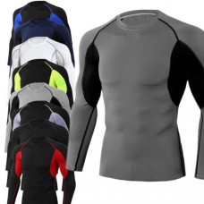 Men's Quick Dry Long Sleeve Rash Guard Shirts Lightweight Sun Protection T-Shirt