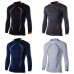 Men's UPF 50+ Sun Protection Long Sleeve Shirts Quick Dry Fitness Sportwear