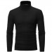 Mens Mock Turtleneck Pullover T-Shirts Top Short/Long Sleeve Solid Undershirts