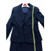 Vintage Lady Jefferson womens navy skirt suit set 2 Piece size 12