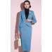 Exquisite Women Suit Dress Blue Slim Jacket Skirt Business Party Banquet Custom Exquisite Women Suit Dress Blue Slim Jacket Skirt Business Party Banquet Custom