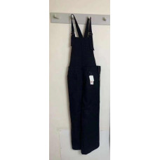 Retro Autumn Ladies Pure Cotton Simple Denim Overalls Blackjumpsuit wide leg pan