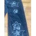 Women’s  Baggy Jeans Y2K Style Star Print  Wide Legs Size Small