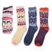 3-12 Pairs Womens Thick Socks Thermal Warm Nordic Ladies Socks Winter 4-8