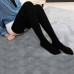 Women Girls Extra Long Cotton High Socks Ladies Thigh High Over The Knee Socks