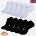 Mens Womens Trainer Liner Ankle Socks Invisible Cotton Low Cut Sport Comfy Socks