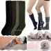 6 Pair Women Knee High Winter Socks Soft Fuzzy Cozy Slipper Long Fleece Lot 9-11