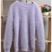 S-2XL Women 100% Mink Cashmere Winter Warm Sweater Fluffy Fuzzy Plush Jumper HOT