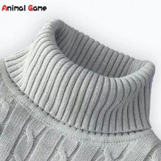 Sweater Turtleneck Pullover Cashmere Men Women Full Sleeve Winter Long Office