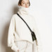 Womens Cashmere Sweater Turtleneck Thicken Knitted Knitting Tops High Neck Warm