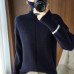   Autumn winter 100% pure wool cashmere sweater high neck shirt