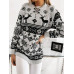 Women's Holiday & Reindeer Long-Sleeved Sweater